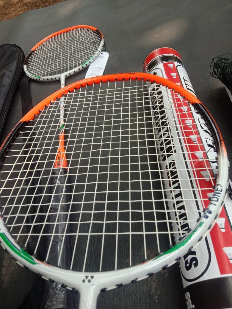 Product Introduction of PAKET RAKET COMBO Bulutangkis BADMINTON Paket LENGKAP Dengan JARING NET Dan SHUTELKOCK 10