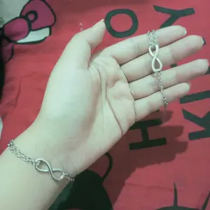 (2pcs/sepasang) Gelang Titanum Charm Ifinity