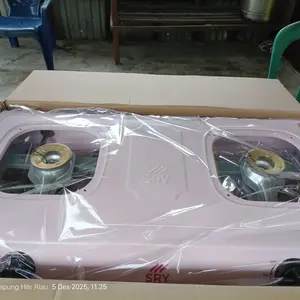 Kompor Gas SRY 2 Tungku Pastel | Kompor Teflon | Kompor 2 Tungku | Kompor Dapur Modern | Kompor Pastel