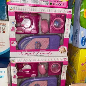 Small Family – Mini Home Appliances Set (mesin jahit, setrika, mesin cuci mainan)