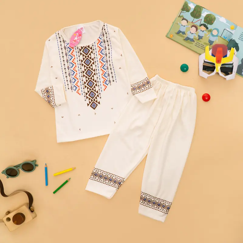 (ISI 5 SETEL) Setelan Anak Koko Baju Koko Muslim Wear/ Baju Anak Laki Laki / Baju Lebaran/ Setelan Bayi Laki Laki / Baju Anak Anak / Pakaian Bayi Usia 1 - 7 Tahun 4