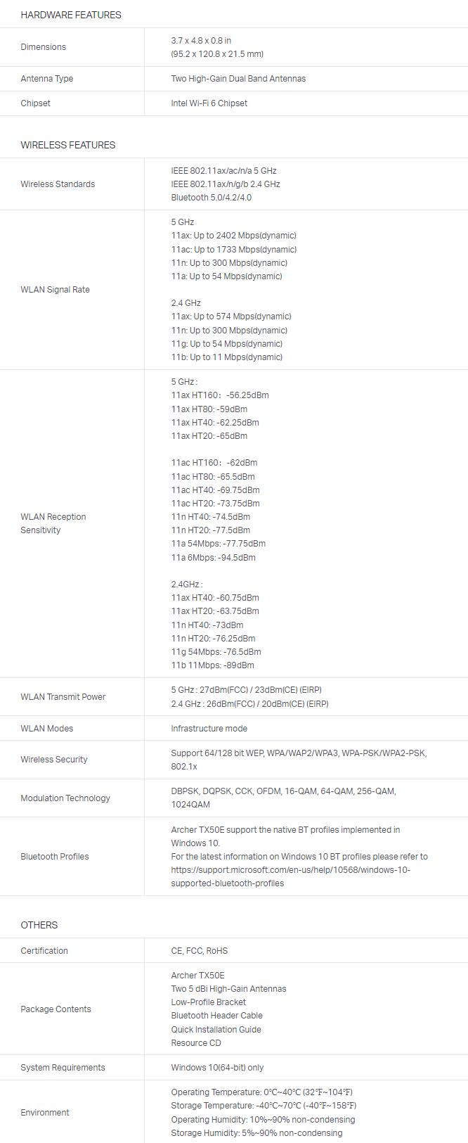 Product Introduction of TP-Link Archer TX50E AX3000 WiFi 6 Bluetooth 5.0 PCIe Adapter (3 YEARS WARRANTY BY BAN LEONG TECHNOLOGIES PTE LTD) 0