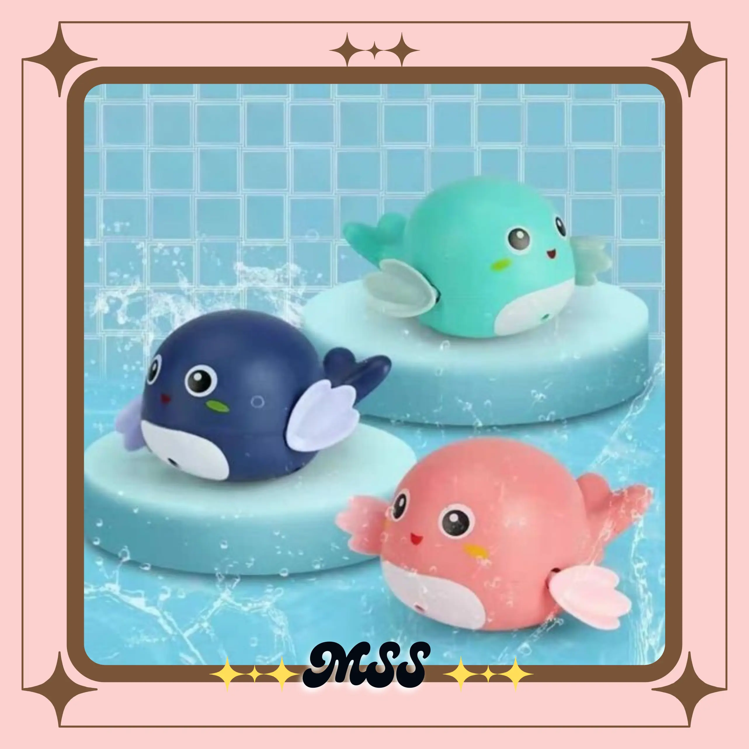 MSS- (COD) Mainan Mandi Anak Bayi Bentuk Kura Kura Paus Lumba Lumba Bebek Berenang Di Kolam Renang Bak Mandi Mainan Duck Dolphin Berenang Mainan Anak Buat Mandi Mainan Air Lucu Mainan Edukasi Anak Best Selling