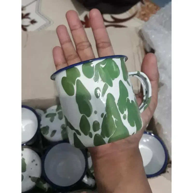 GELAS ANTIK || GELAS STAINLESS || GELAS ENAMEL BLIRIK || MUG ANTIK || GELAS TEH KOPI 0