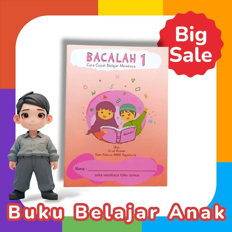 Buku Bacalah Cara Cepat Belajar Membaca Jilid 1 Jilid 2 Jilid 3 Buku edukasi anak 1