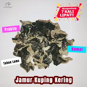 Jamur Kuping Kering Grade A 50 gram