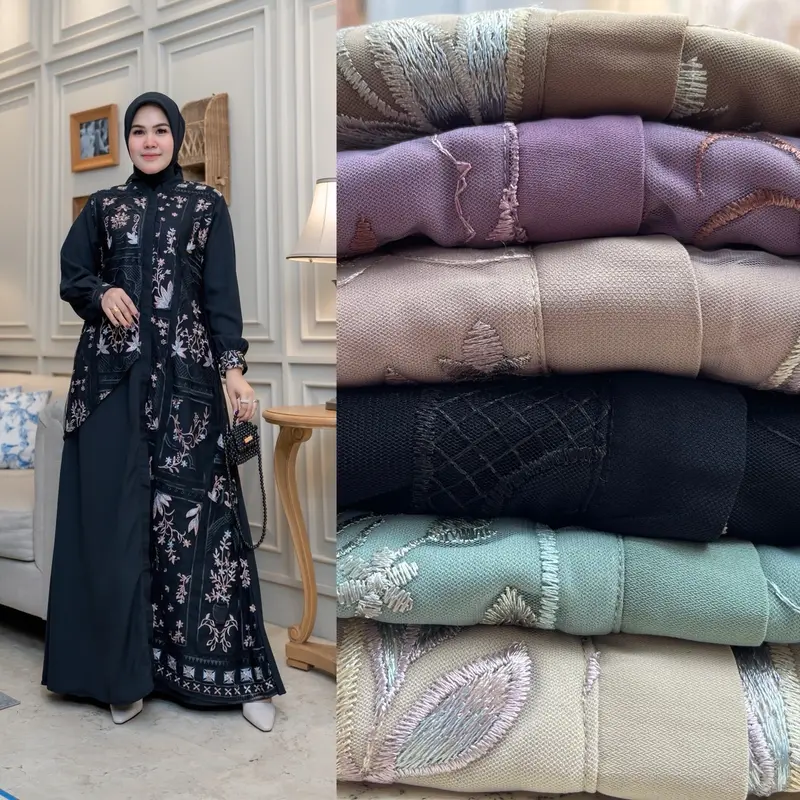 Zahra Dres Big size M032 Casual Wanita Baju  Pesta 5