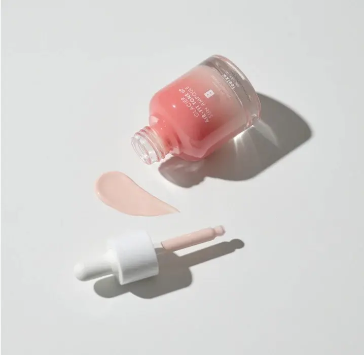 (Date 2027) Serum Dưỡng Da Nâng Tone Chống Nắng Hàn Quốc Feelxo _ Hộp Hồng 30g 3