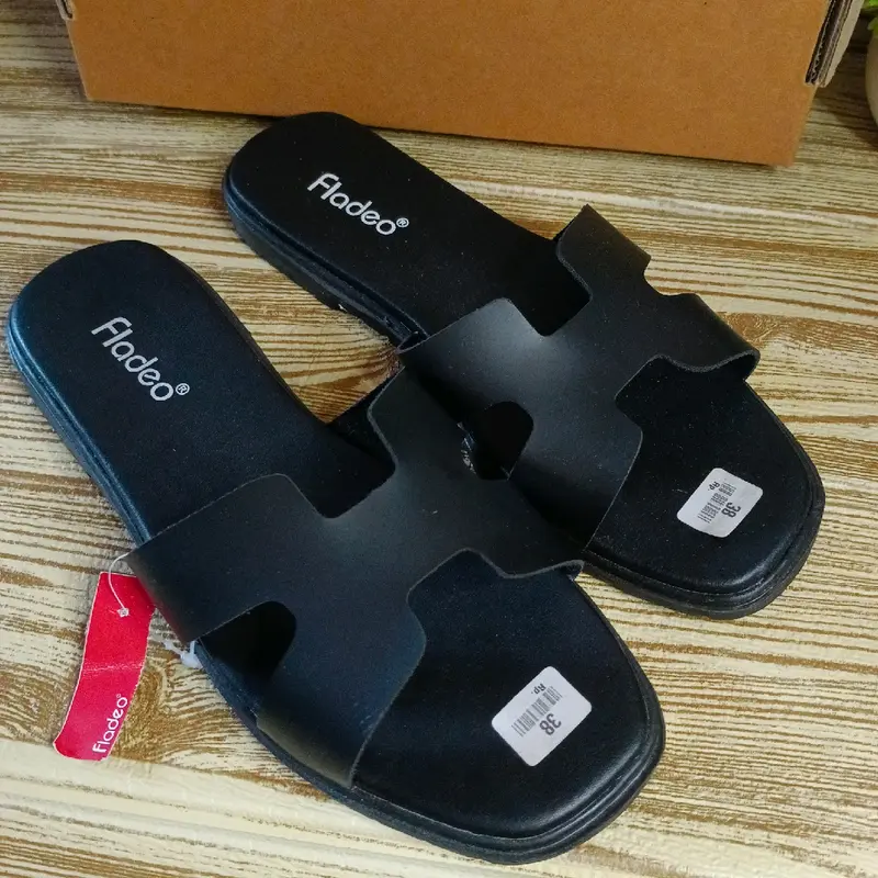 Sandal slop H wanita / sandal kekinian/ sandal slop premium 1