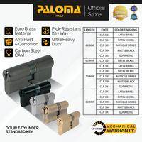 Gambar PALOMA Cylinder Kunci Pintu Silinder Double Cylinder Knob Standard Key Brass Kuningan Gold Emas Satin Silver Antique Antik Black Hitam Gunmetal Gun Metal CLP 303 304 305 306 307 324 333 334 335 336 337 343 344 345 346 347 - 60 mm, Satin Brass dari PALOMA Official Kota Administrasi Jakarta Timur 1 Tokopedia
