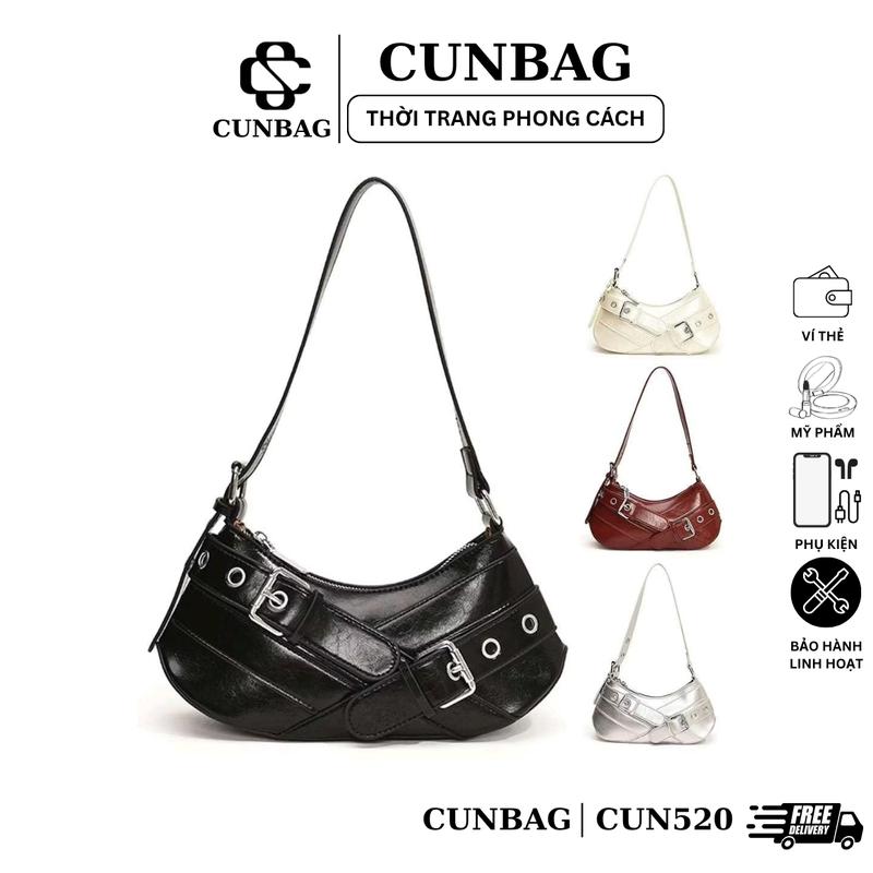 (Deal Độc Quyền) Túi Xách Nữ Kẹp Nách Đeo Vai Fasho Phong Cách Cá Tính CUN520