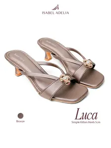 Isabel Adelia LUCA Heels Wanita Pesta Kondangan Sepatu Formal Hak 5 cm