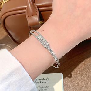 Gelang Tangan Bintang Zirkon, Bahan S925, Barang Kemas Mewah Wanita, Fesyen, Aksesori Mewah