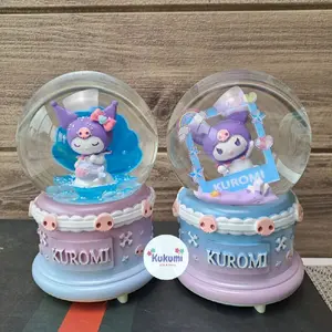 Snowball Kotak Musik Bola Salju Snowglobe Kuromi