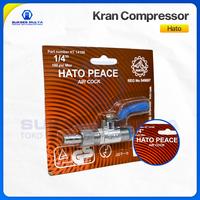 Gambar Kran Angin/Air Chock Hato 1/4" ASLI dari suksesmulya Kota Magelang 1 Tokopedia