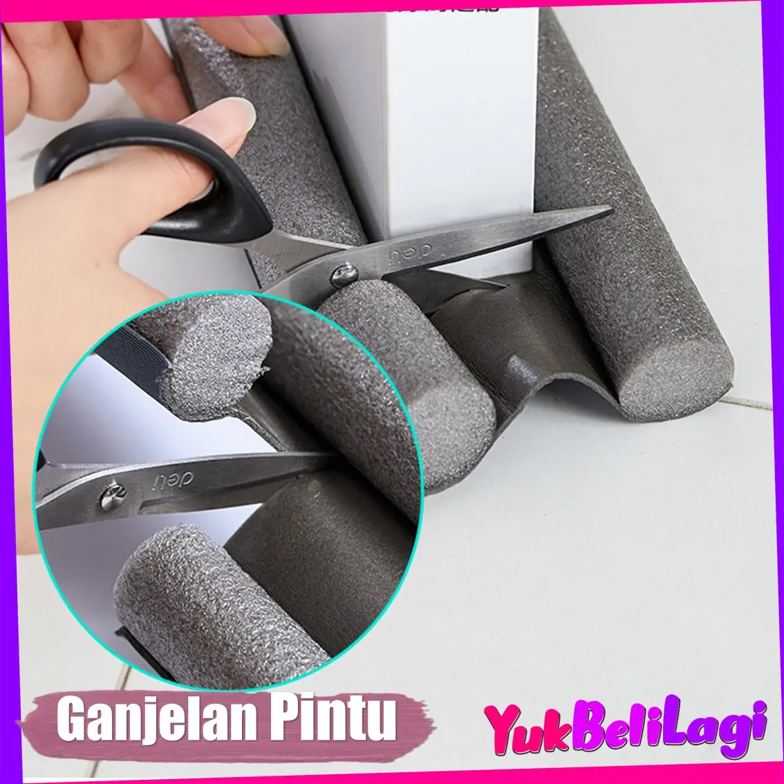 YBL (COD) BUNDLING ISI 1PCS 3PCS HC Busa Foam Penutup Celah Lubang Bawah Pintu Penghalang Debu Binatang Kecil Serangga Anti Kecoa (BELI LOKAL)