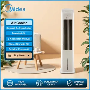 【Promo Idul Adha】Midea MAC500M0BPW – Air Cooler Manual 5L – Pendingin Multifungsi 3in1 Remote