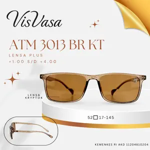 VISVASA Kacamata Baca Fashion ATM 3013 BR KT