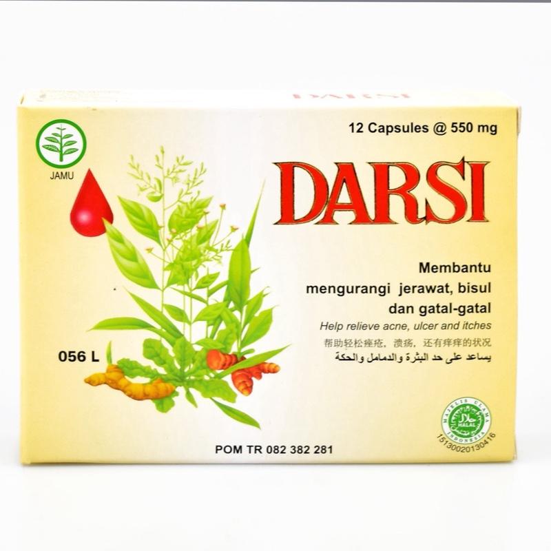 Darsi 100 Pil – Obat Herbal Jerawat & Gatal