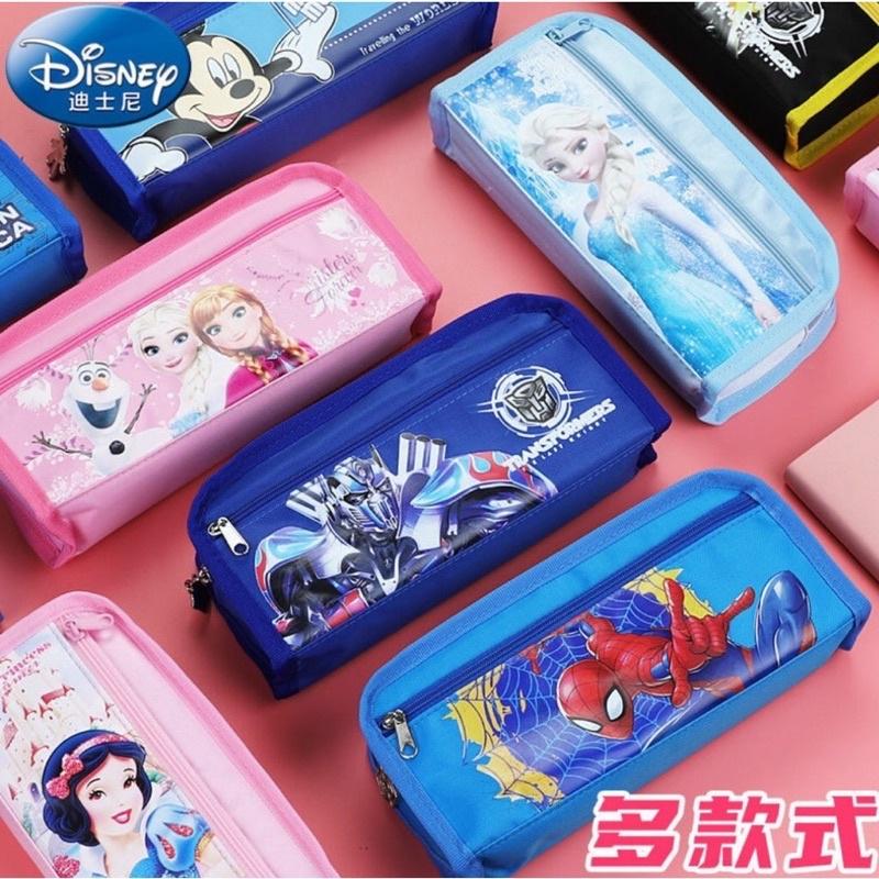 Hộp Đựng Bút Vải 2 Ngăn Học Sinh Nhiều Hình họa tiết xinh yêu cho bé trai bé gái-Giao mẫu ngẫu nhiên 