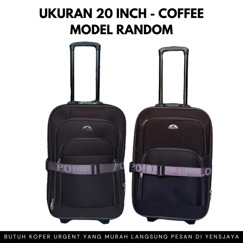 [CABIN] KOPER KAIN POLO TWIN / POLO GEAR UKURAN 20 INCH - KOPER KAIN 20 INCH TEBAL RINGAN ORIGINAL FREE PACKING KARDUS 6