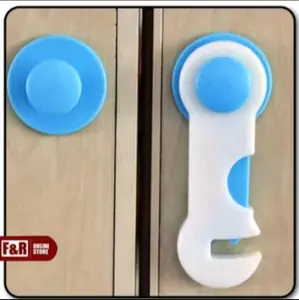 Pengaman Pintu Laci Safe Lock Pengunci Pintu Lemari Baby Safety Lock