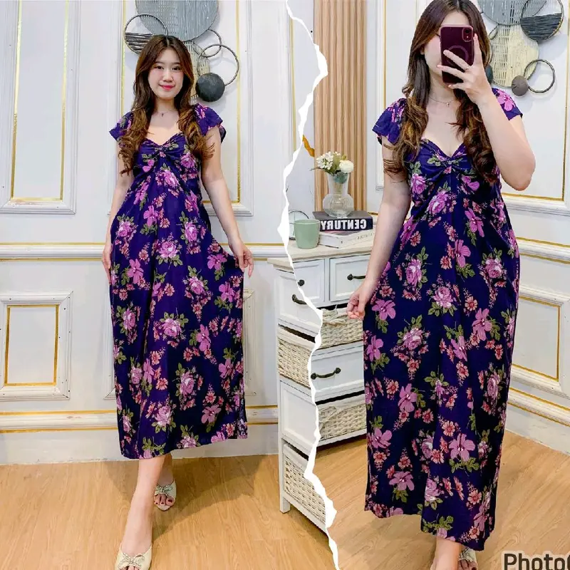 Dress Gisel Daster pita rayon bali 7