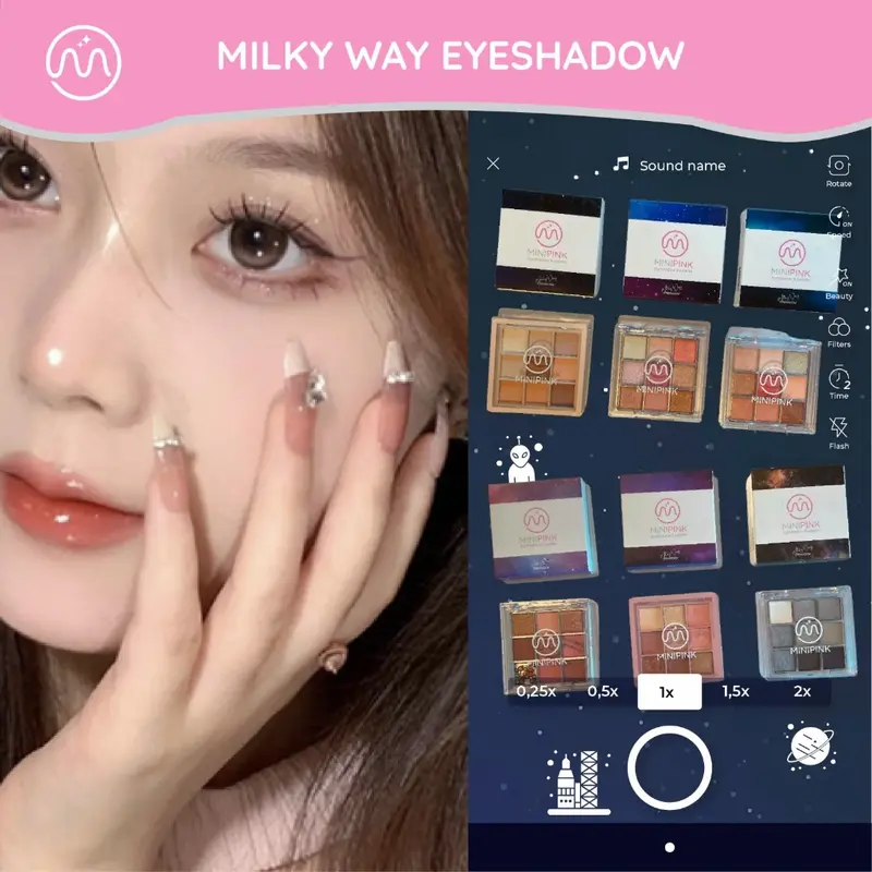 DIKALU NUDE Matte Eyeshadow Korean Palette 9 Warna Matte Smokey Pigmented XX036 5