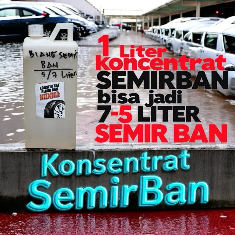 Biang Semir Ban 1 Liter untuk Maksimal 7 Liter Penggunaan di Mobil - Car pengkilap  mobil konsentrat