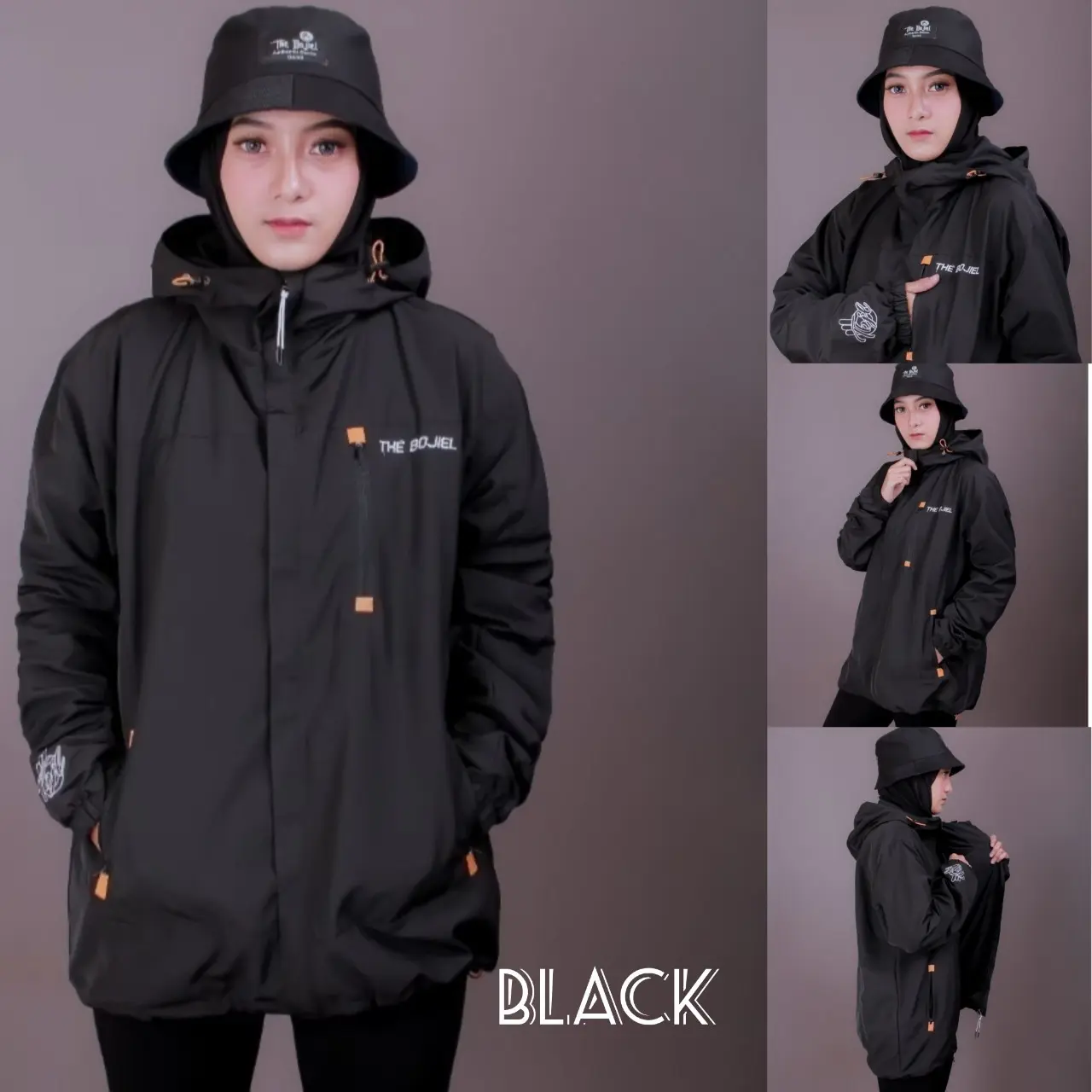 Thebojiel Jaket Parasut Ukuran Jumbo M,L,XL,XXL Waterproof Taktikal Windbreaker Thebojiel Original premium