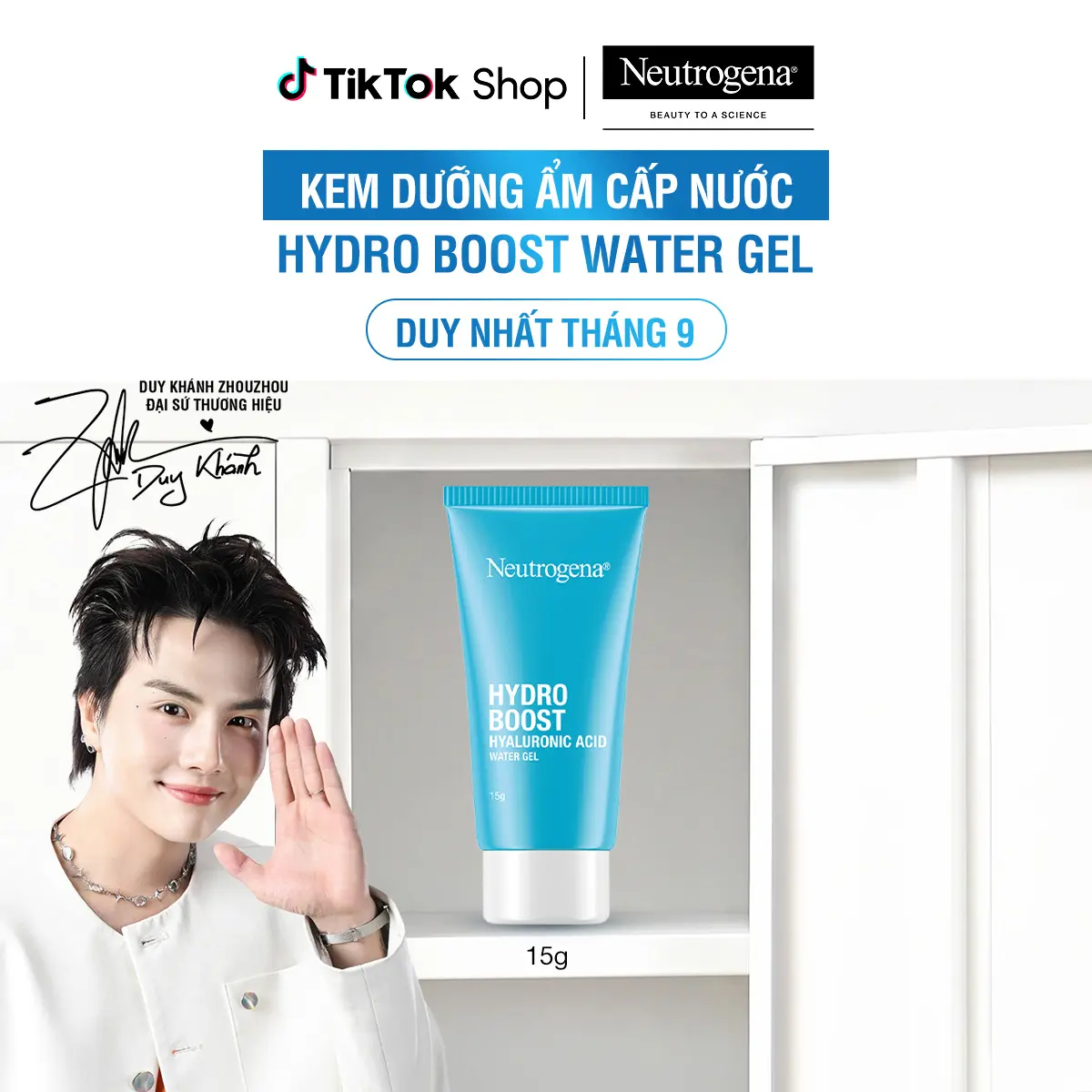Kem Dưỡng Ẩm Neutrogena Cung Cấp Nước Cho Da Hydro Boost Water Gel 15g