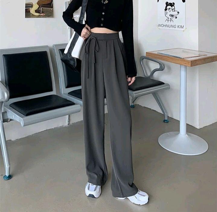 GLAMOUR - Olla Pants Cullote Tali Samping Highwaist Resleting Depan Celana Kasual Wanita Model Terbaru