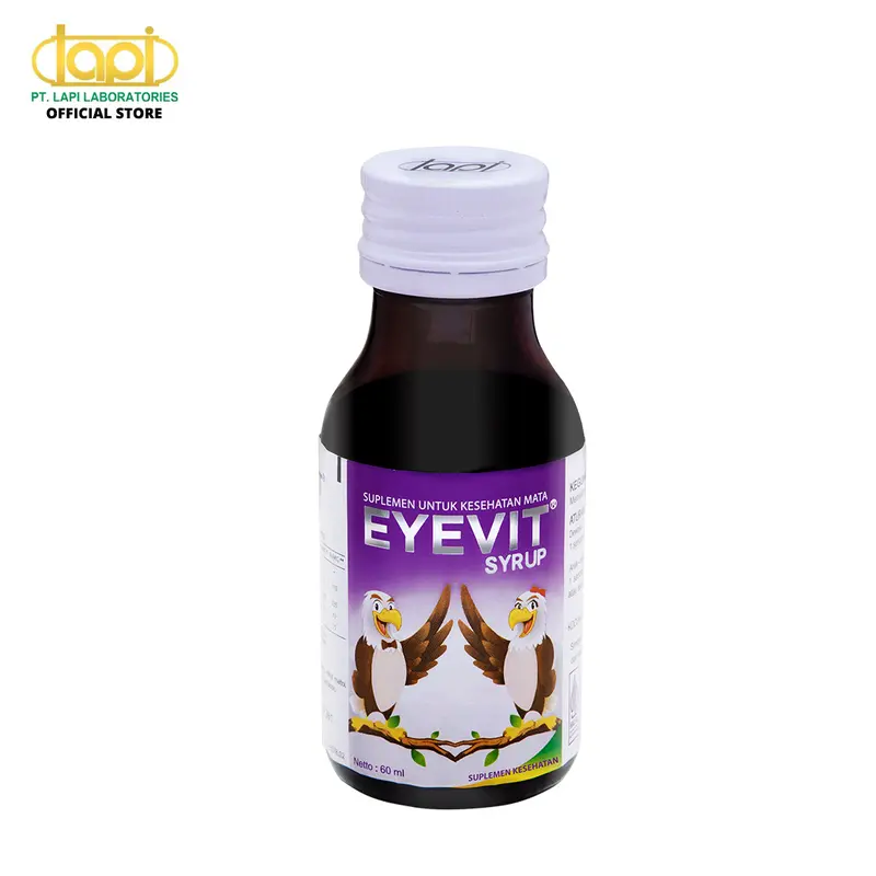EYEVIT Syrup - Botol isi 60ml - Suplemen Kesehatan Mata 3
