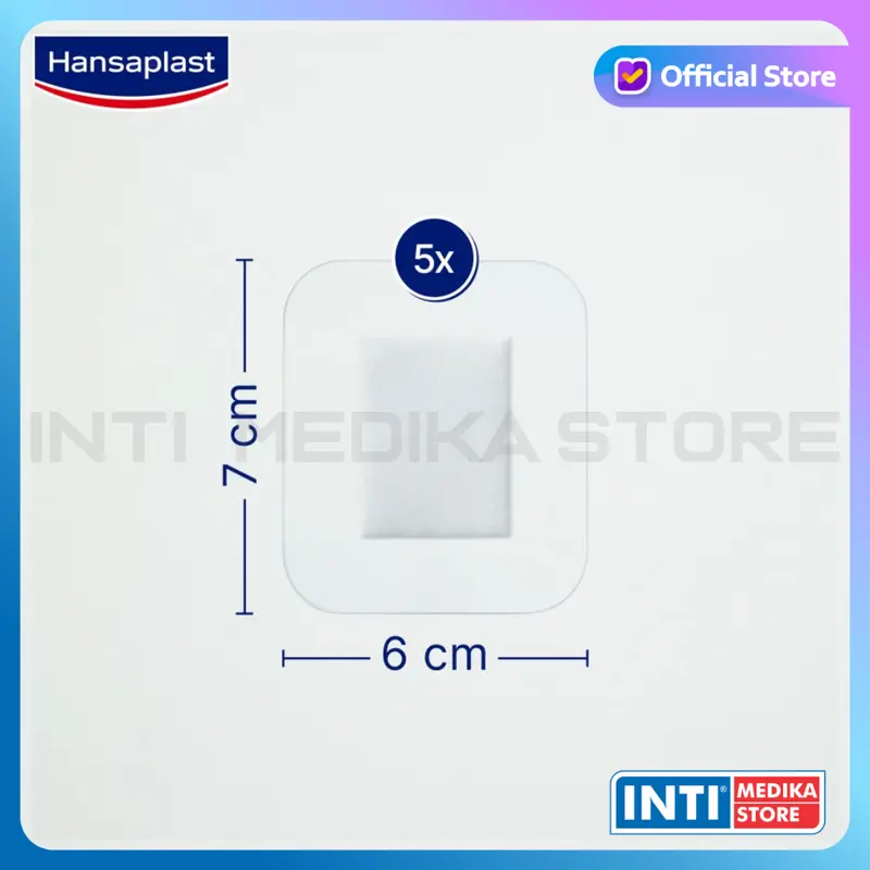 HANSAPLAST - Plester Luka Besar Kedap Air ECER | AQUA PROTECT Steril 2