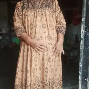 Gamis Muslim Cintya Set Hijab Rayon Kombi Tile