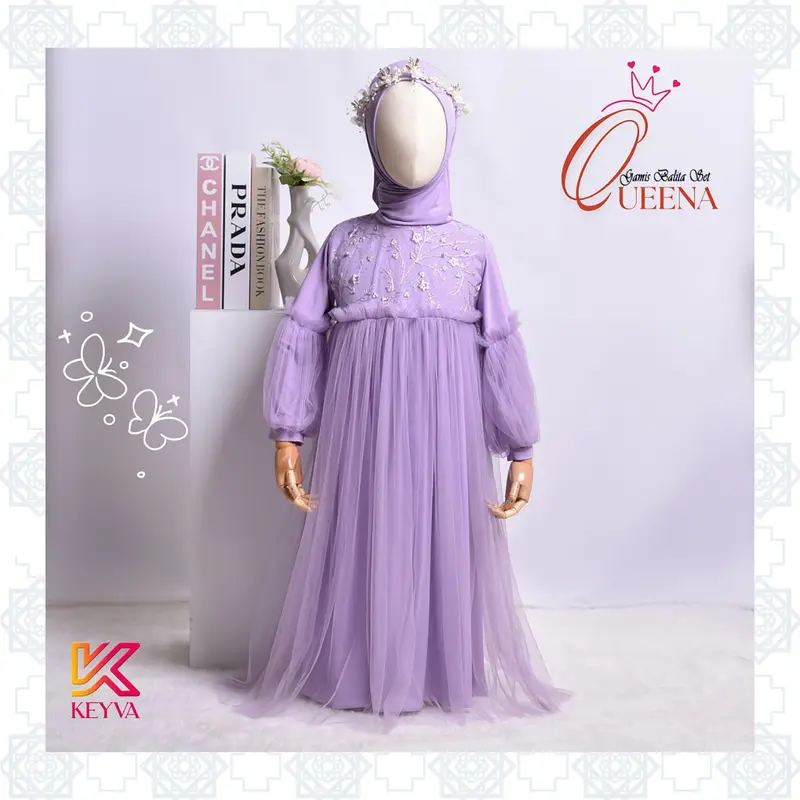 Queena Gamis Balita Set Keyva 1