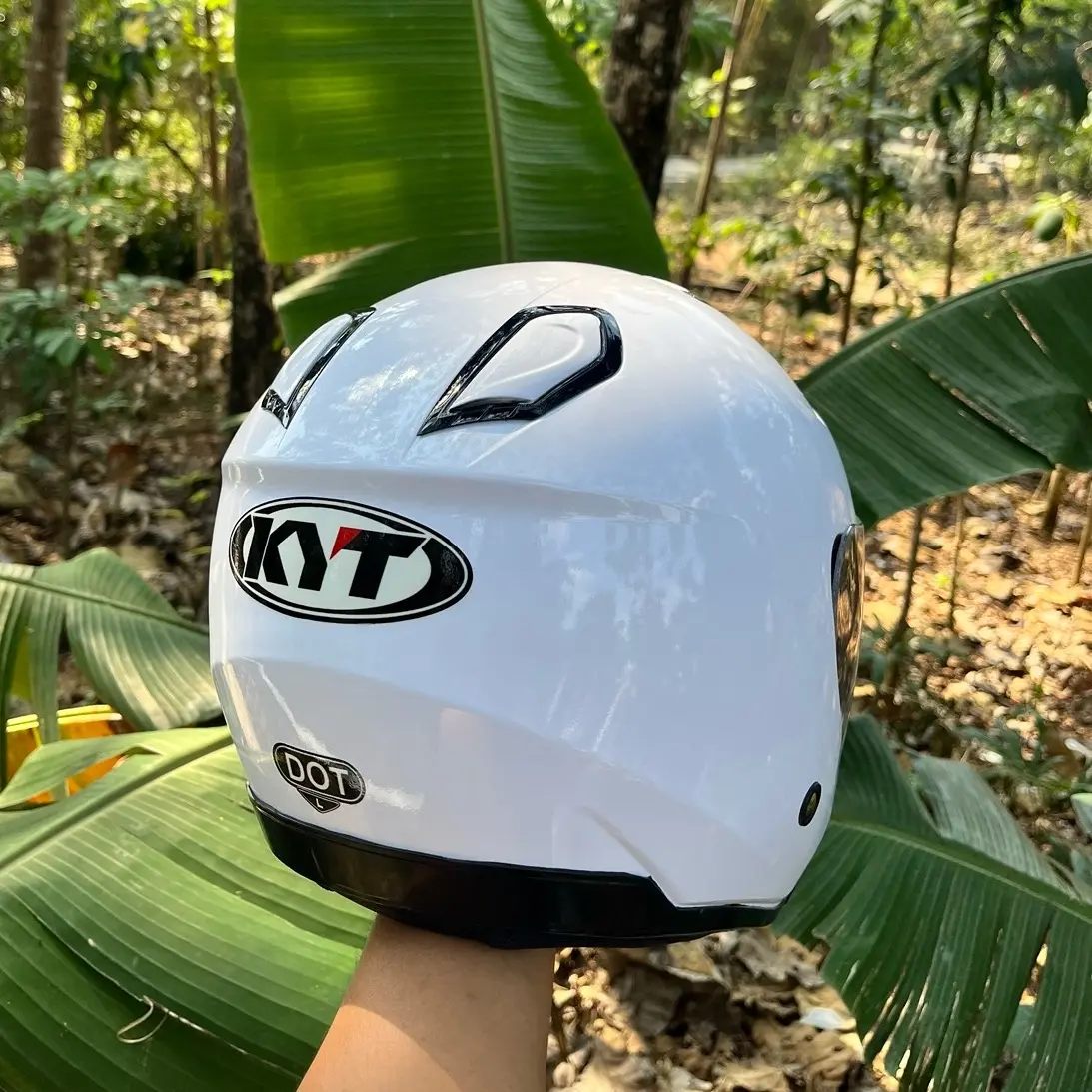 Helm Kyoto Halfface | Paket Ganteng | Helm Original SKS Kaca Clear Motorcycle