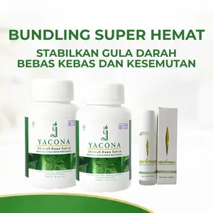 Yacona Bundling 2 Yacona & 1 Nerofresh - Bantu Kontrol Gula Darah & Atasi Kebas Kesemutan - 10mL BPOM - Formula Methyl Salicylate & Minyak Cengkeh - Cocok untuk Diabetesi & Lansia - COD & Gratis Ongkir