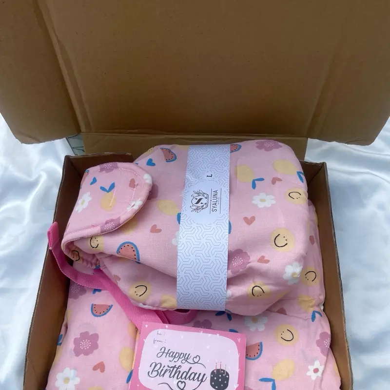 SYALUNA - Box Gift Hampers Mukena Syaluna / Kartu Ucapan Wedding Birthday Muslim Motif Kado 5
