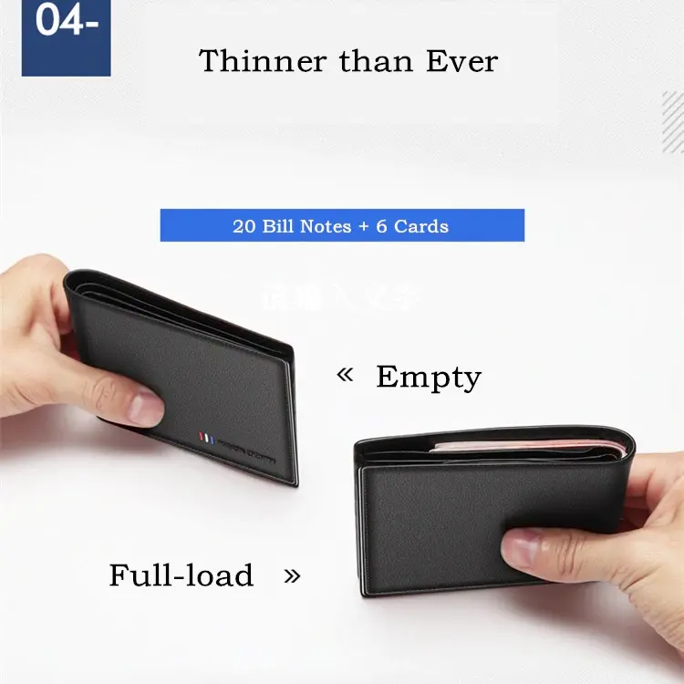 Bison Denim Dompet Kulit Pria N4475 Hitam 5