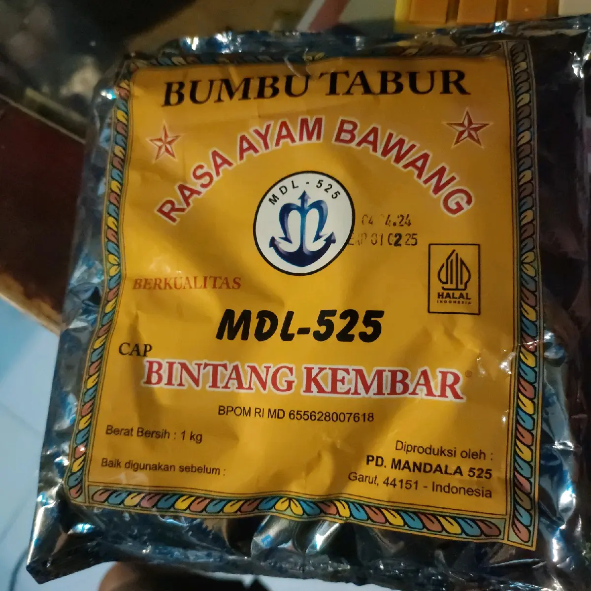 Bumbu Atom Bintang 1kg Rasa Ayam Bawang