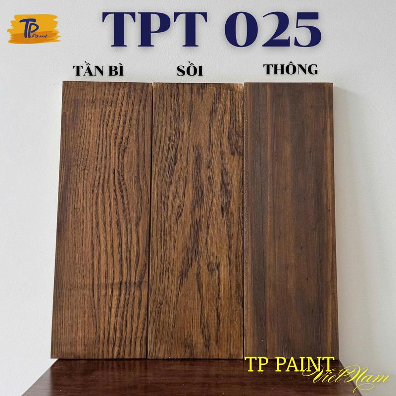  Sơn Lau Gỗ Gốc Nước Màu Nâu Óc Chó Mã 025 TP Paint 