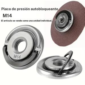 Nut M14 autocejante - sujetador de rosca derecha para bloqueo de precisión y liberación rápida en amoladoras angulares, accesorios para herramientas y estructuras duraderas.