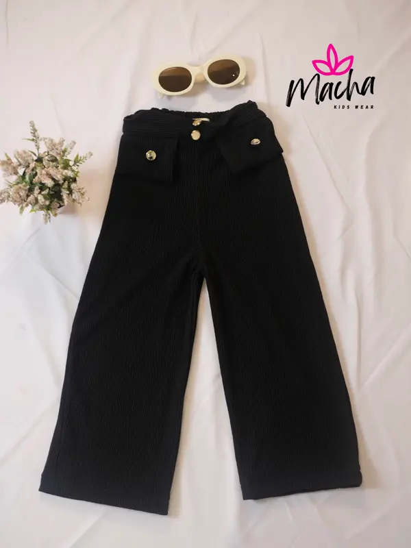 MACHA - LUNA CELANA ANAK PEREMPUAN KULOT KNIT PLISKET TEBAL PREMIUM || FASHION BAJU ANAK PEREMPUAN Kids ±5-7th l 9-10 tahun set el 1