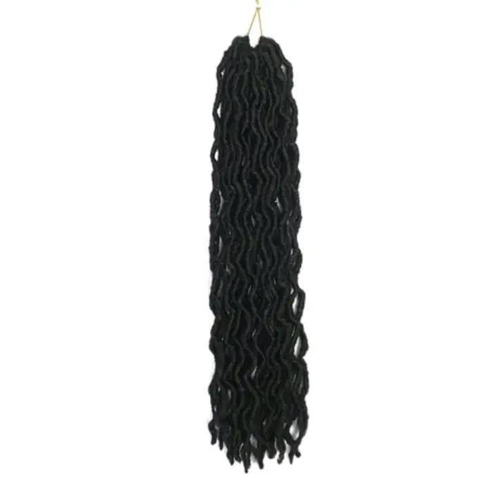 Rambut Sambung Nu Locc Isi 12 Pcs Rambut Sulam Keriting Rambut Sambung Braids Rambut Anyam Spesial Braiding Hair Various Hair Accessories 2