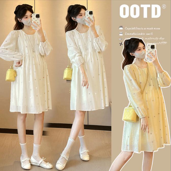 Đầm bầu V935 phom baby doll trẻ trung năng động phù hợp đi làm đi chơi