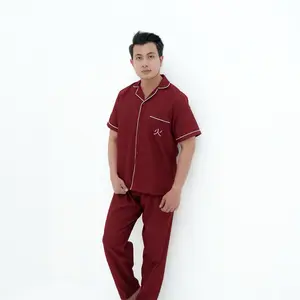 Piyama Hanabi Tipe 2 Lengan Pendek Celana Panjang untuk Pria atau Wanita Dewasa - Cowok