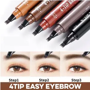 Pensil Alis Waterproof Eyebrow Pencil Tahan Lama Anti Air Natural 3D Mudah Digambar Rapi Tekstur Lembut Pigmented Tidak Menggumpal LA068