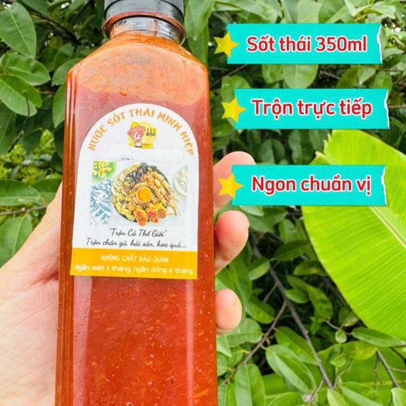 1 chai sốt thái trộn chân gà,tai heo,chấm hoa quả Nước sốt gia vị Chua Không CÓ CHÂN GÀ