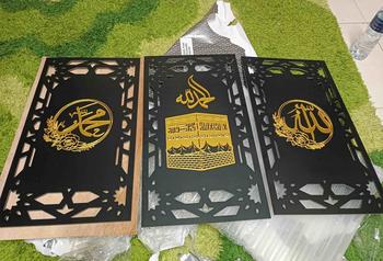 Product Review of PANEL HITAM GOLD 55x30cm WALL DECORATIONS HIASAN DINDING from E**a 0